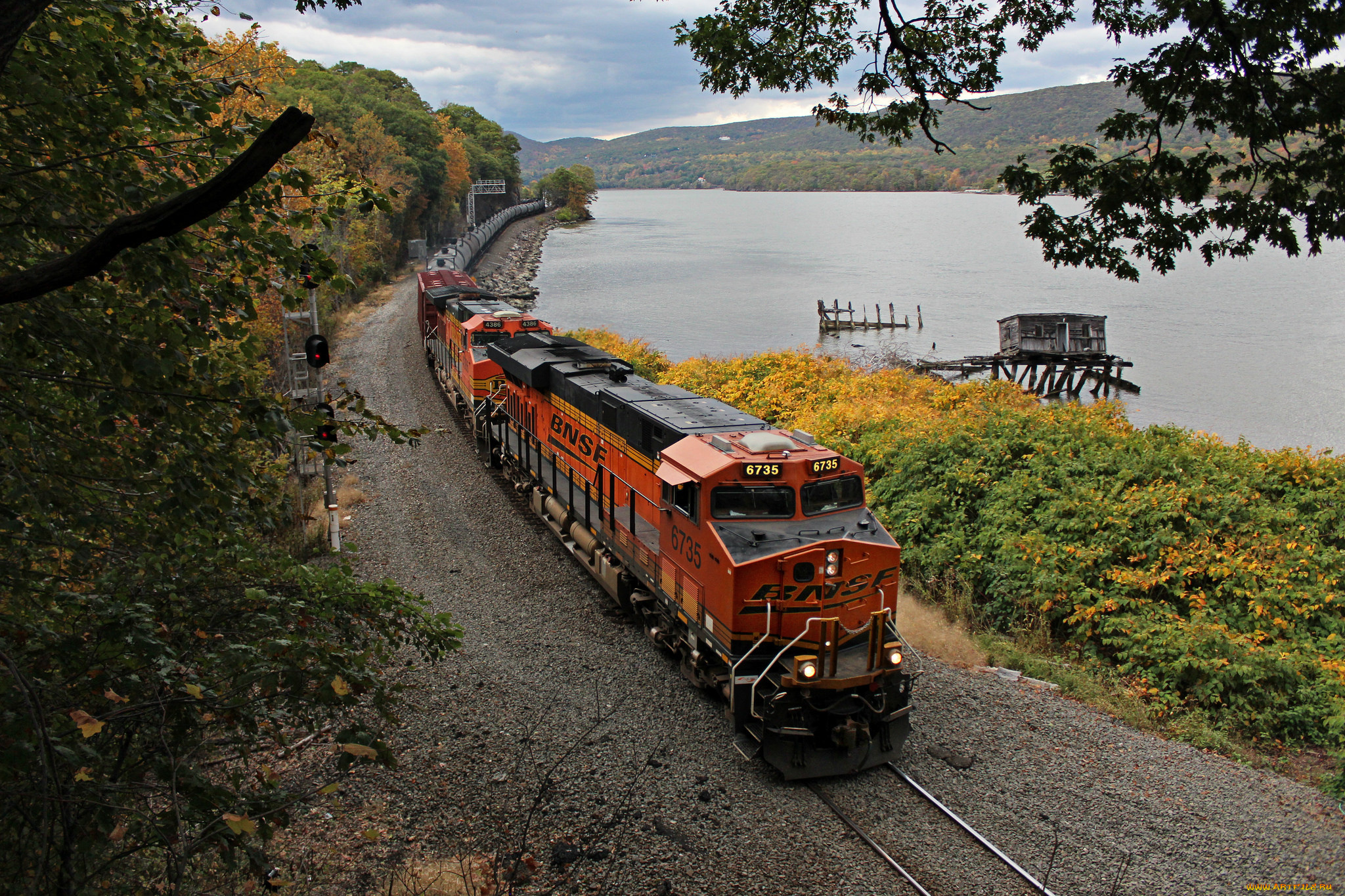 техника, поезда, локомотив, состав