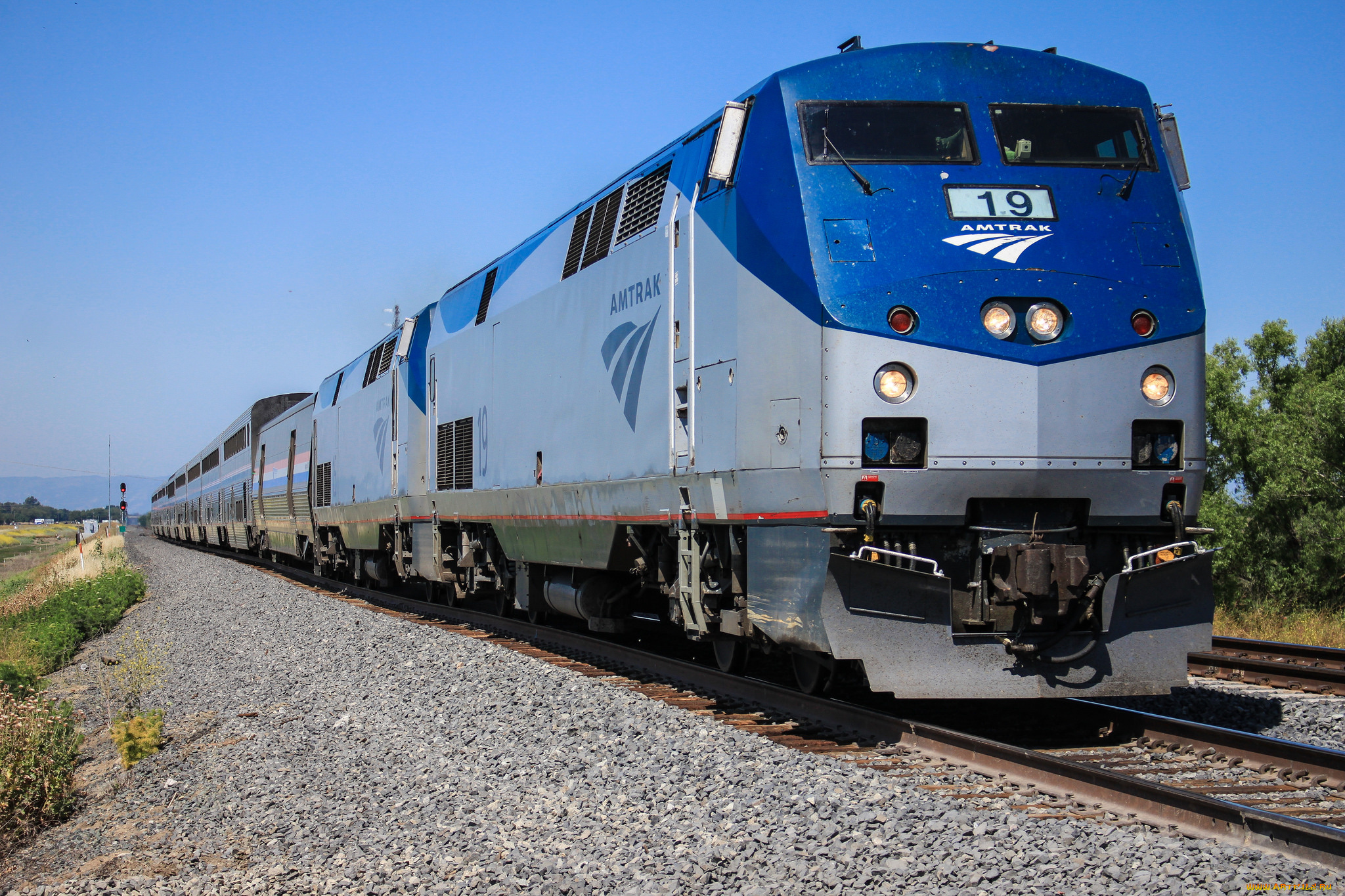 техника, поезда, локомотив, состав