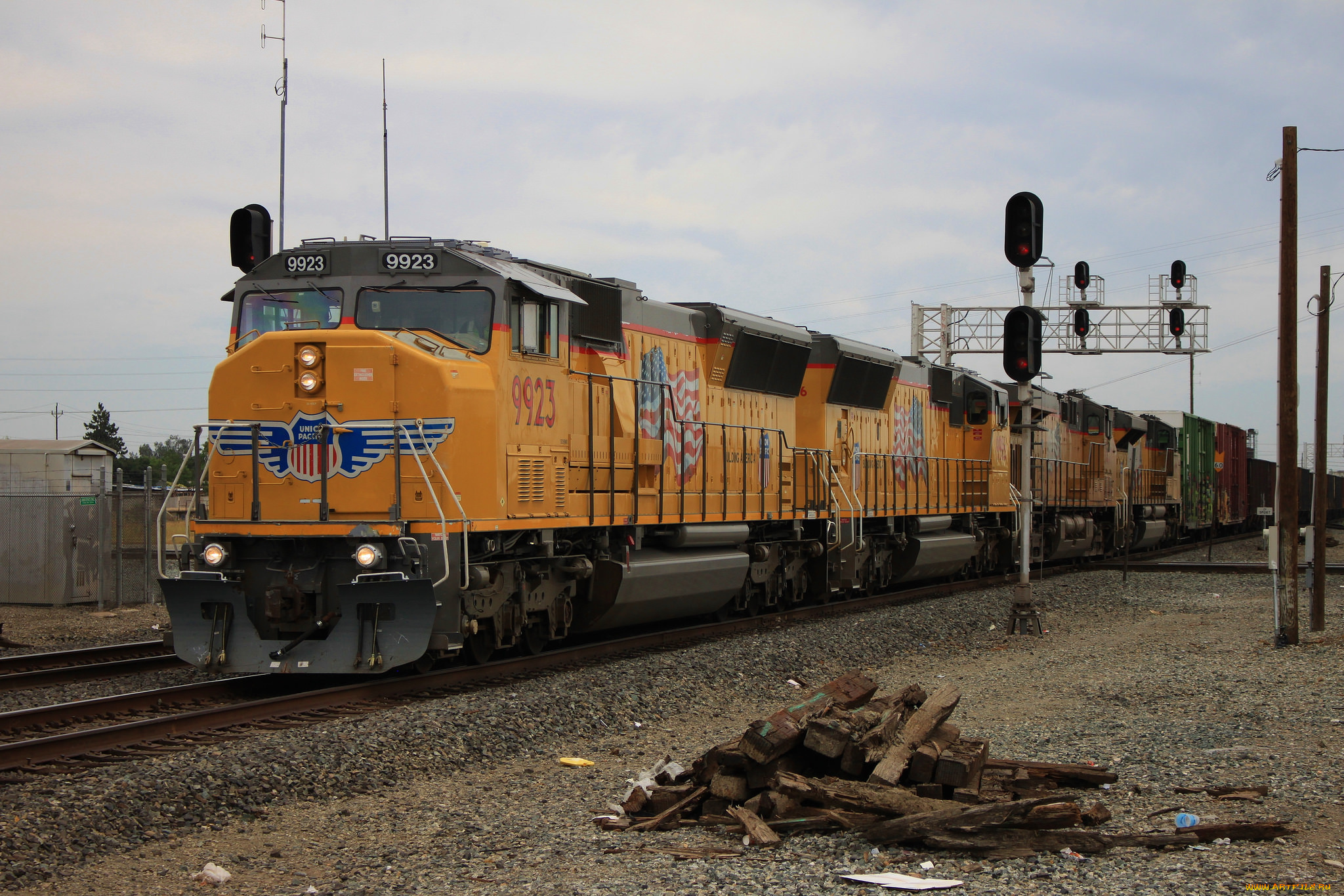 техника, поезда, локомотив, состав