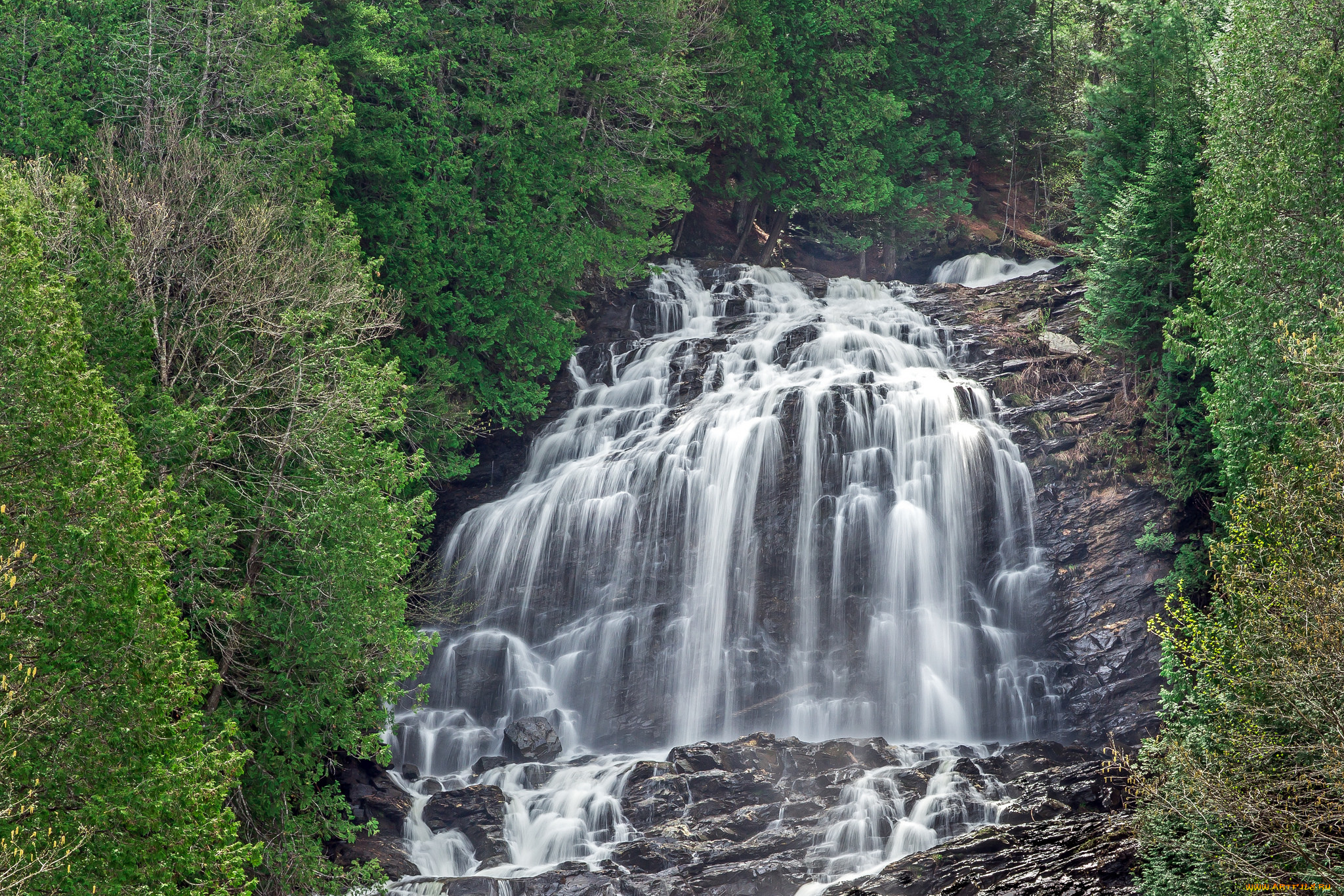природа, водопады, простор
