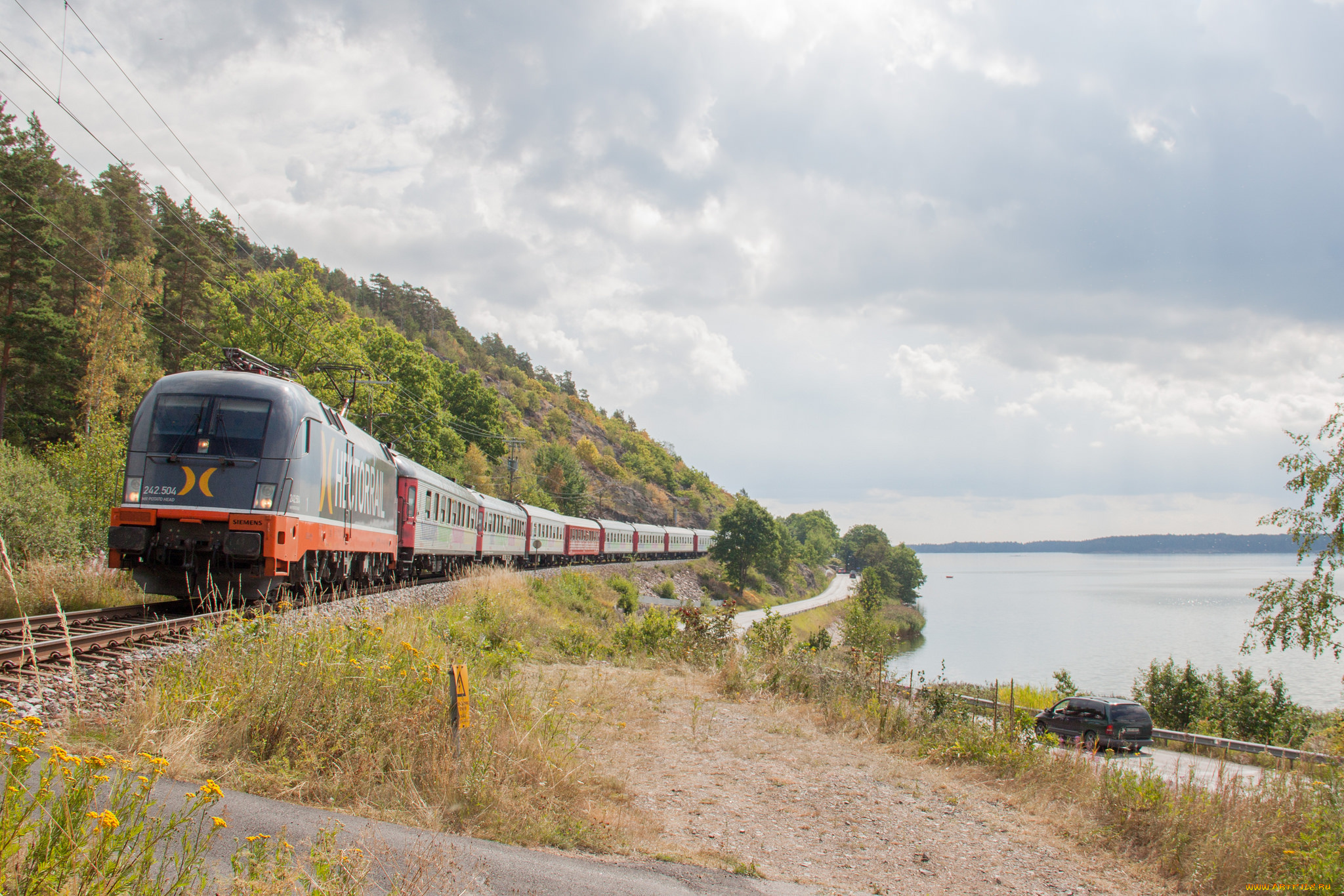 техника, поезда, состав, локомотив