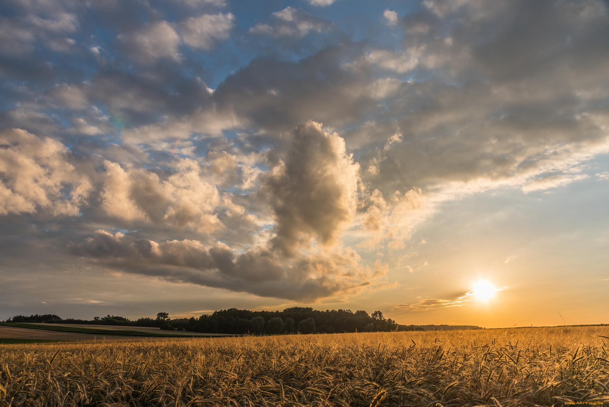 природа, восходы, закаты, простор
