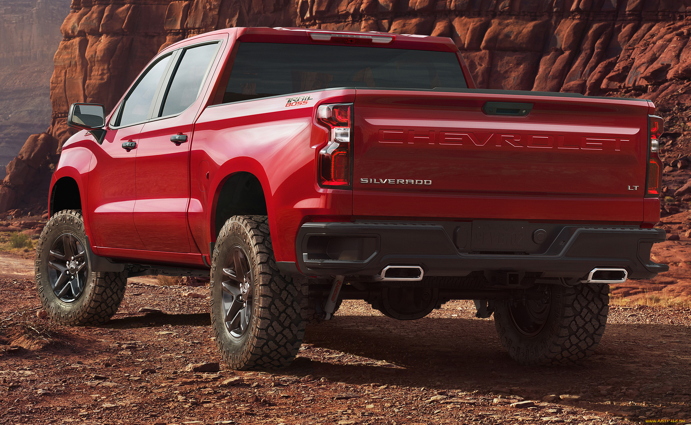 chevrolet, silverado, 2019, автомобили, chevrolet, 2019, silverado, красный, внедорожник