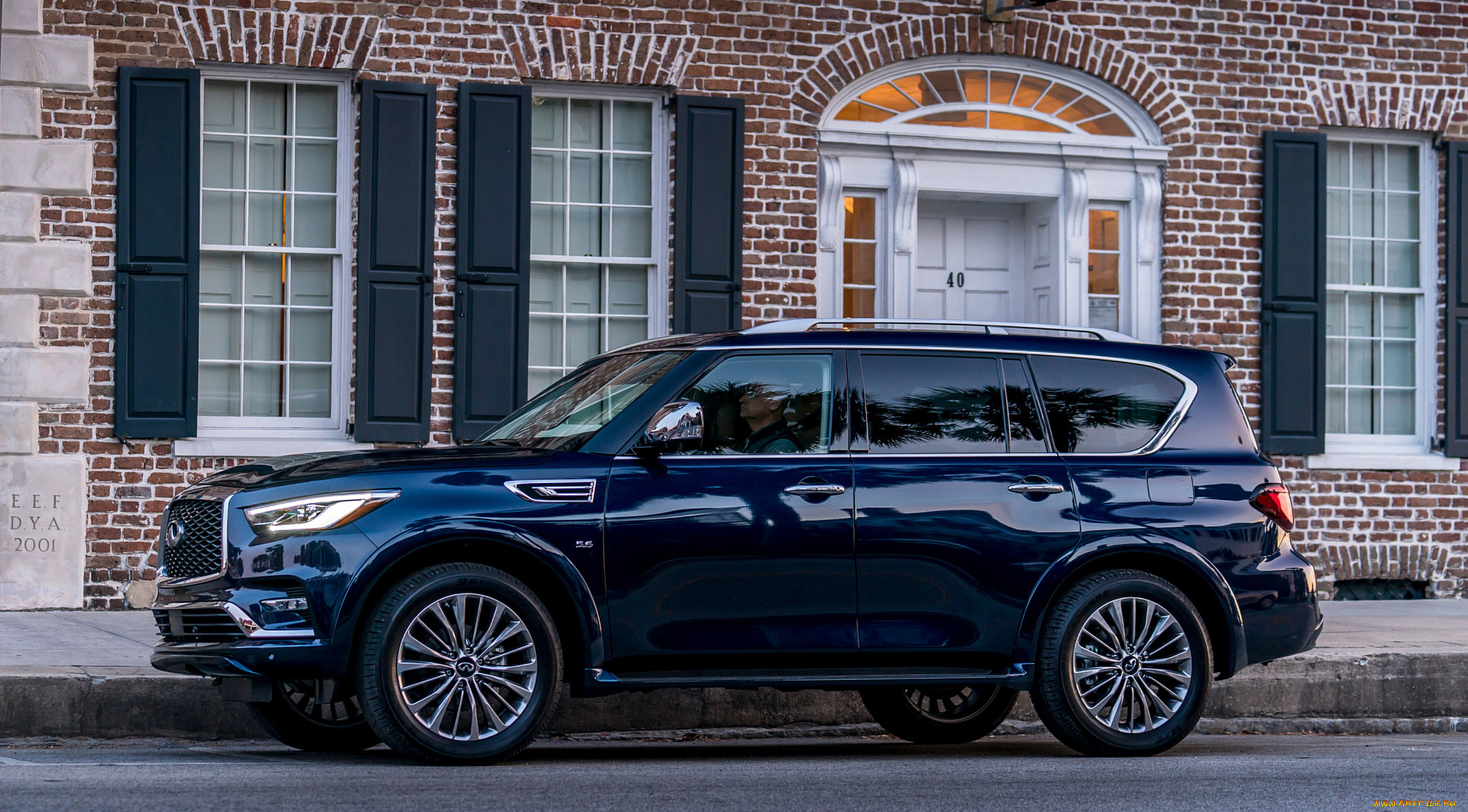 infiniti, qx80, 2018, автомобили, infiniti, 2018, blue, hermosa, color, qx80