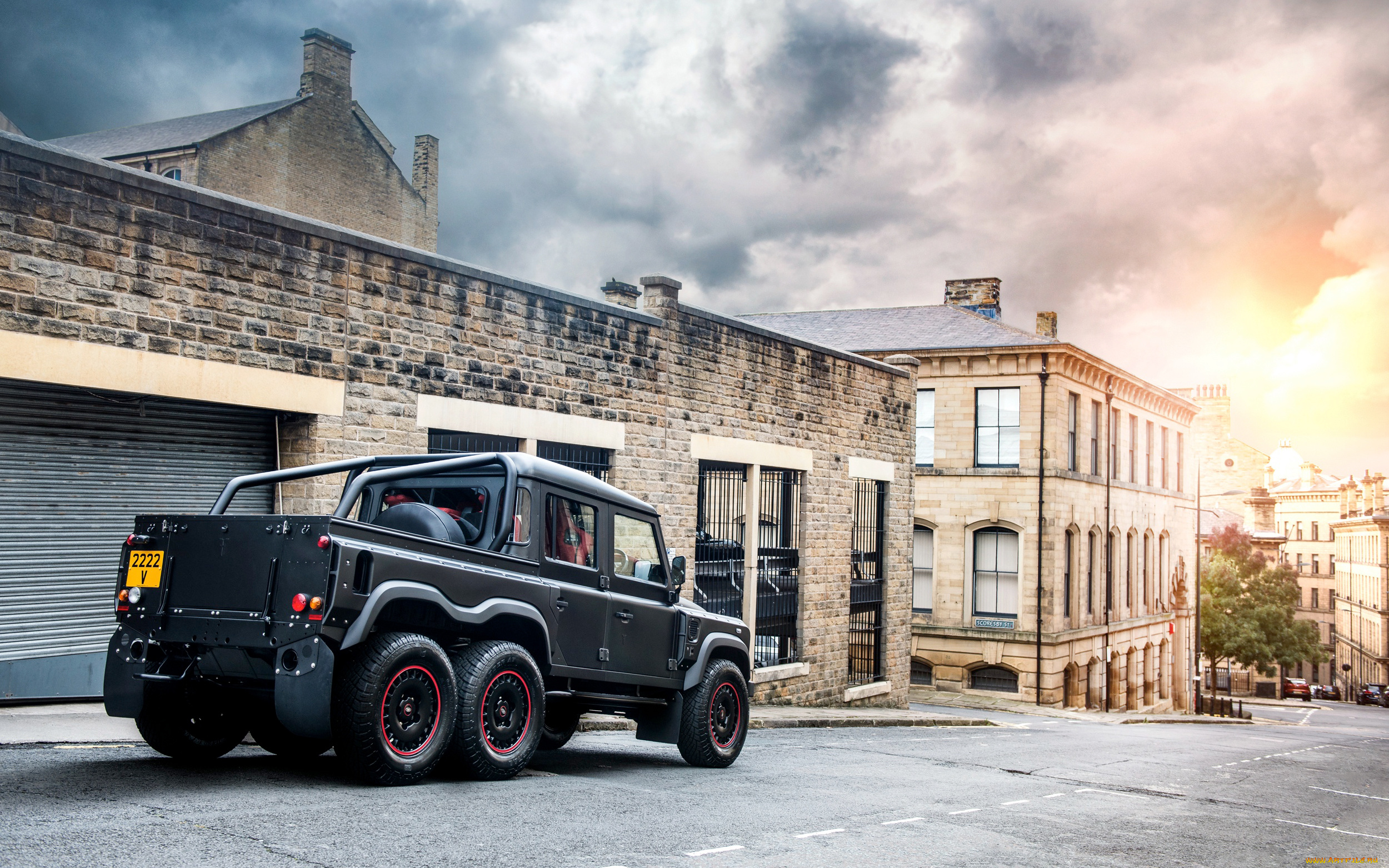 kahn, design, flying, huntsman, 6x6, land-rover, defender, 2017, автомобили, land-rover, 6x6, huntsman, flying, design, kahn, 2017, defender