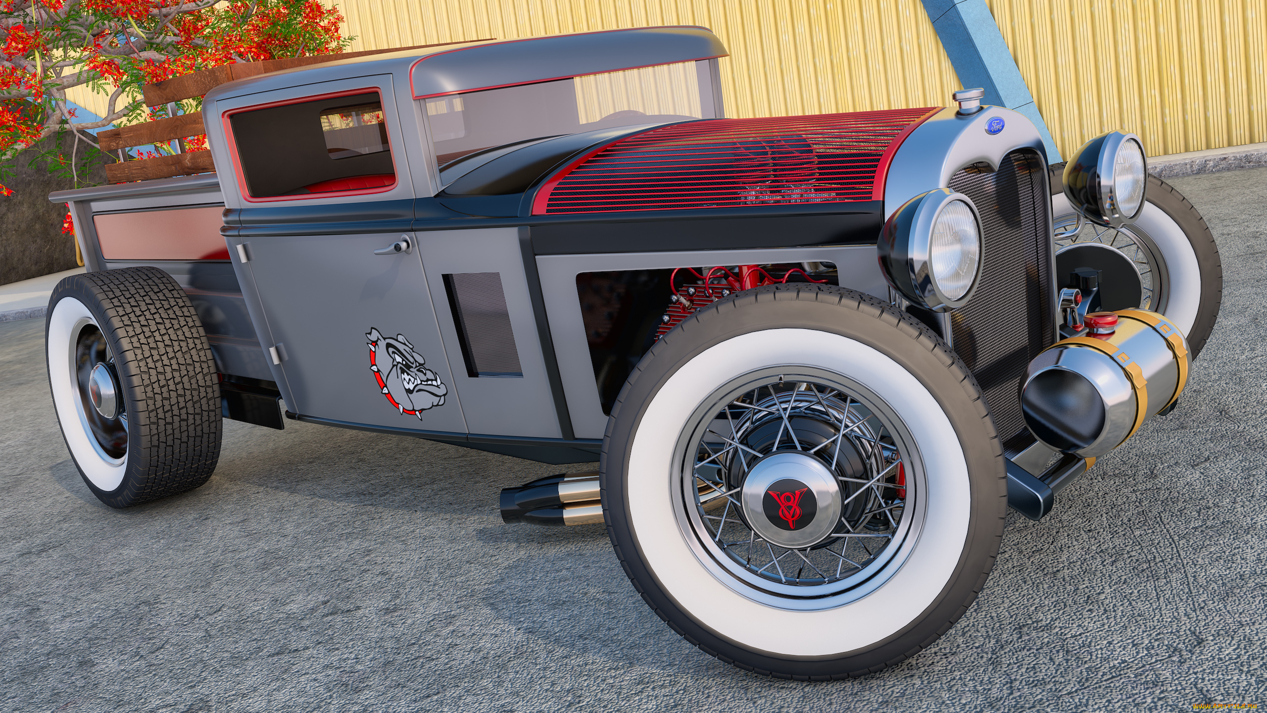 автомобили, 3д, 1930г, ford