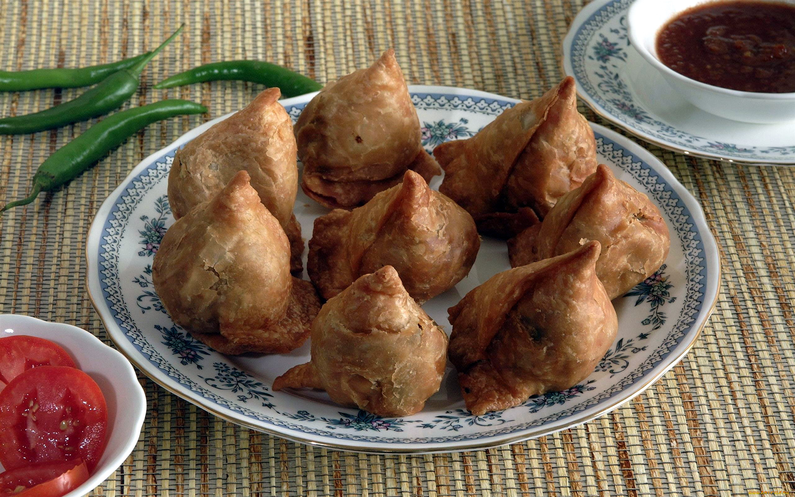 еда, хлеб, , выпечка, самса, перец, пирожки