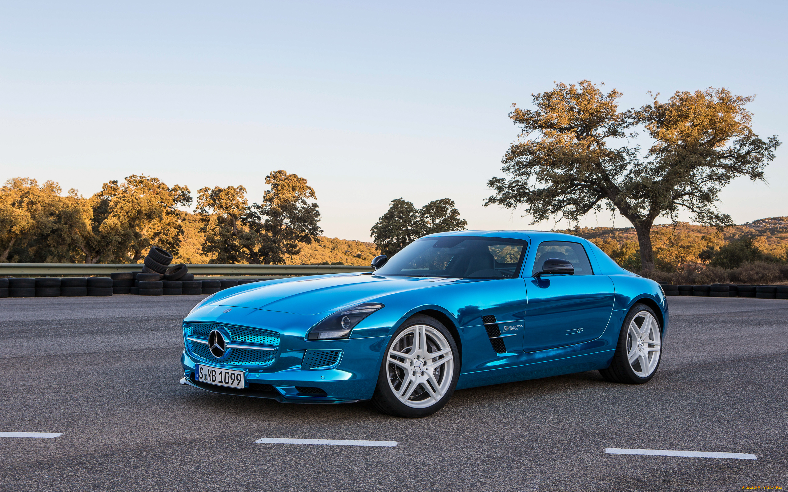 mercedes-benz, sls, amg, coupe, electric, car, 2014, автомобили, mercedes-benz, blue, 2014, car, electric, coupe, amg, sls