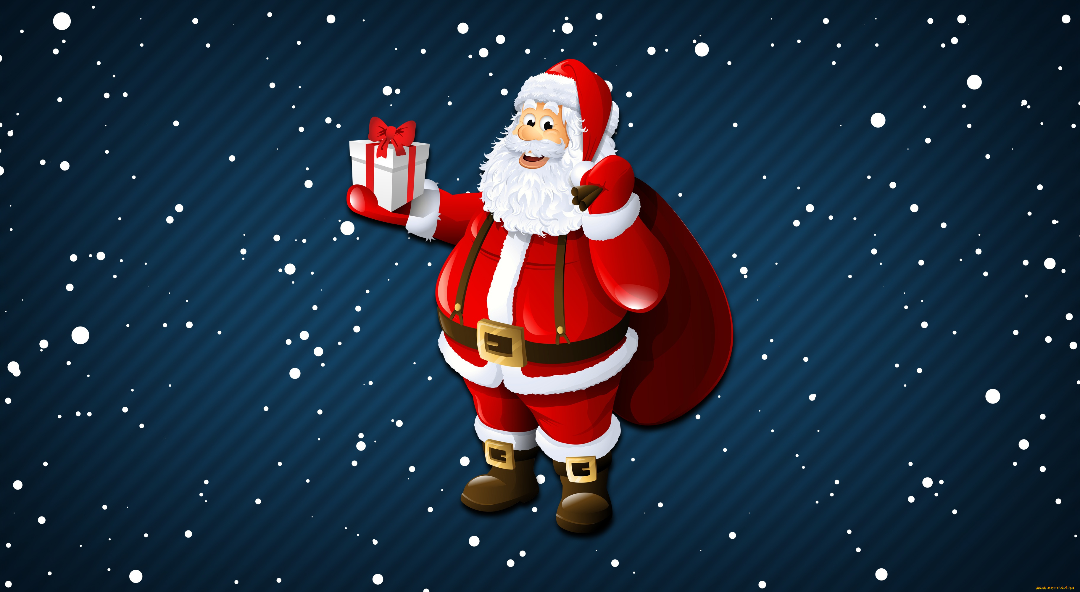 праздничные, векторная, графика, , новый, год, фон, новый, год, праздник, снег, санта-клаус, подарки, минимализм, рождество, санта, снежинки, дедушка, клаус