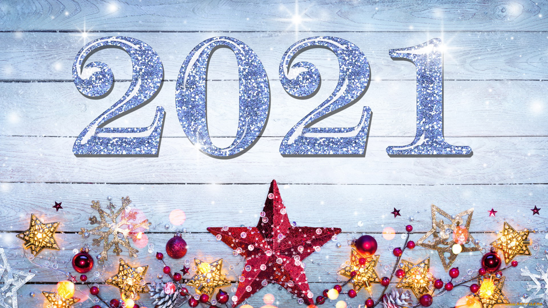 праздничные, украшения, год, звездочки, ветки, снежинки, шишки