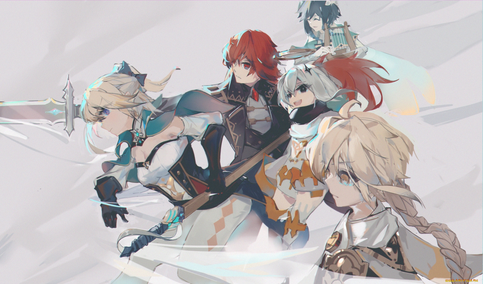 аниме, genshin, impact, genshin, impact