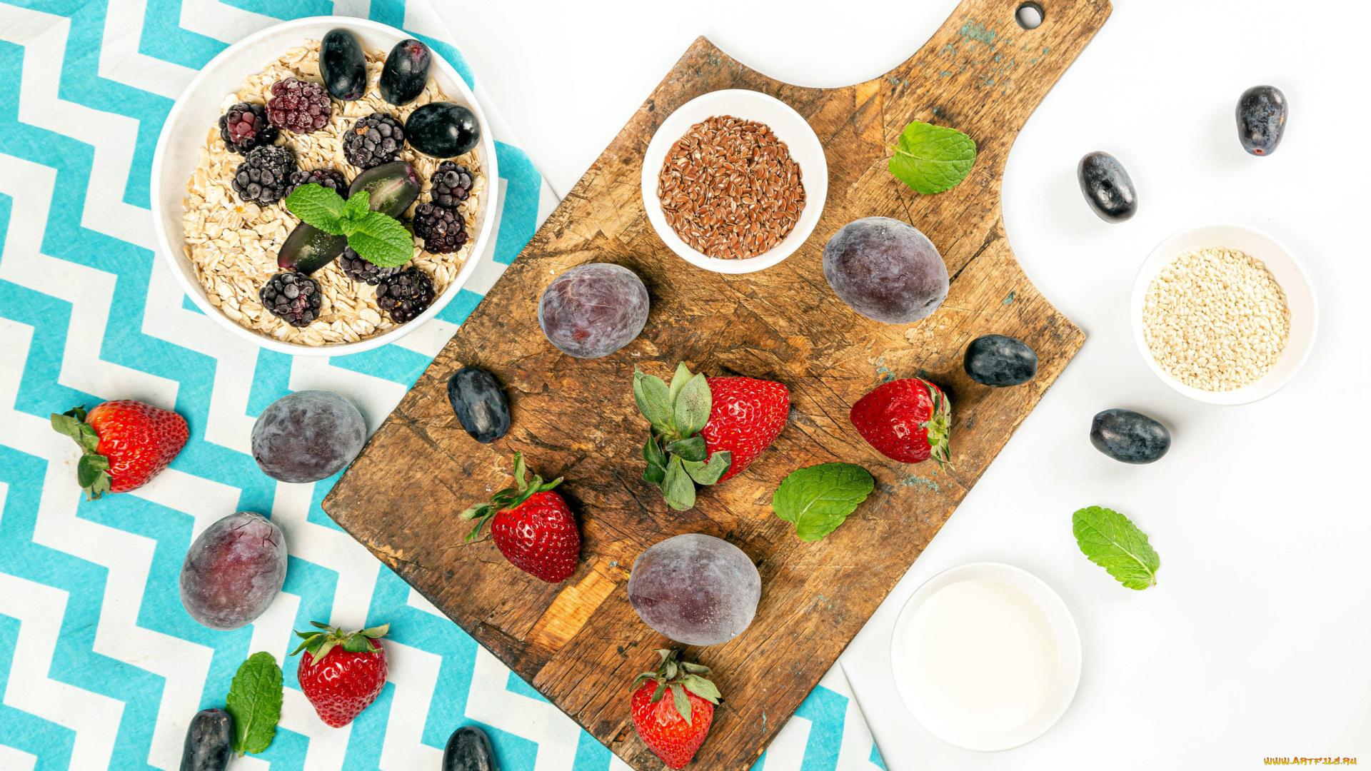 еда, мюсли, , хлопья, ягоды