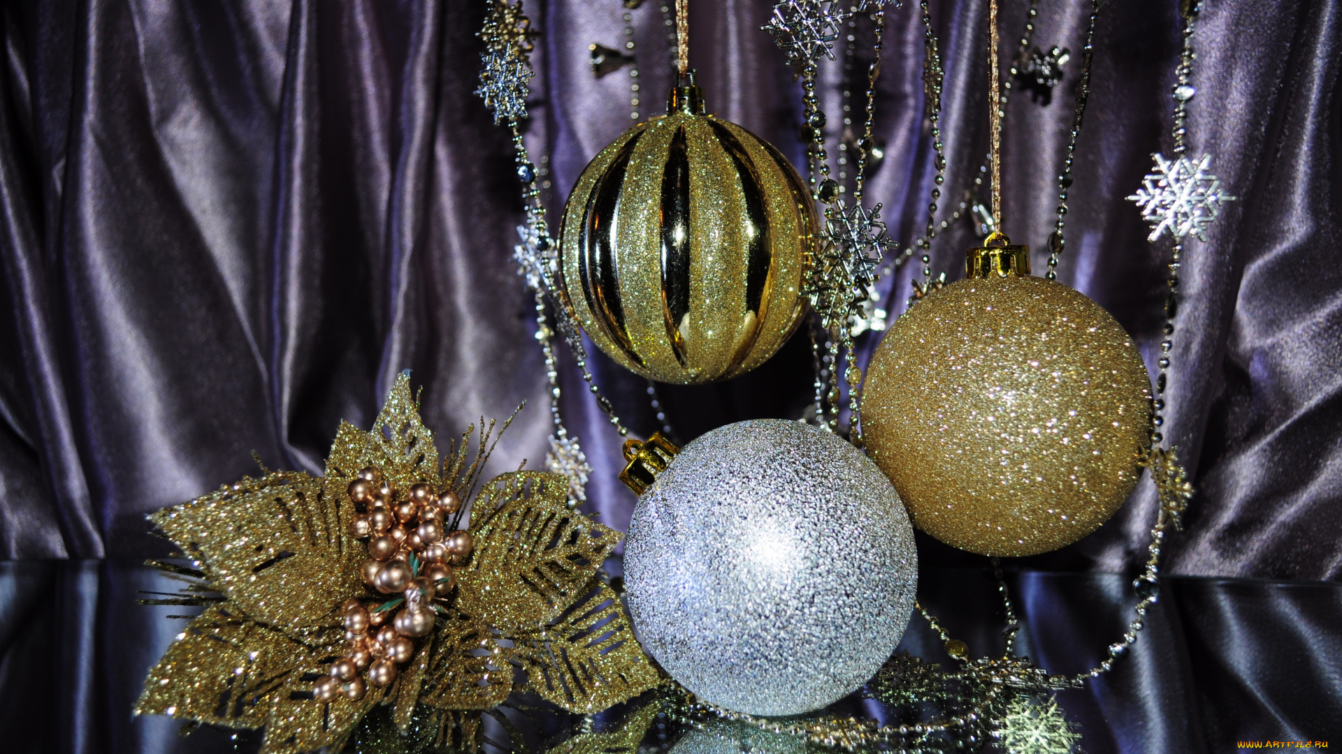 праздничные, украшения, ткань