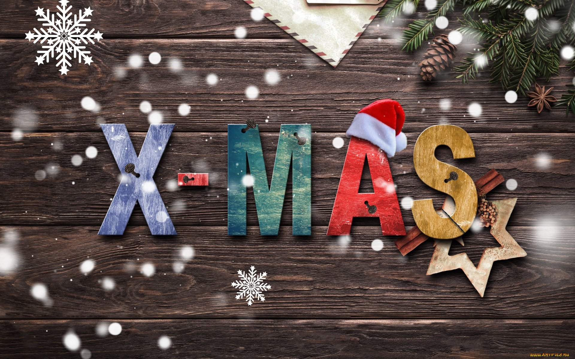 праздничные, -, разное, , новый, год, снежинки, надпись, ёлка