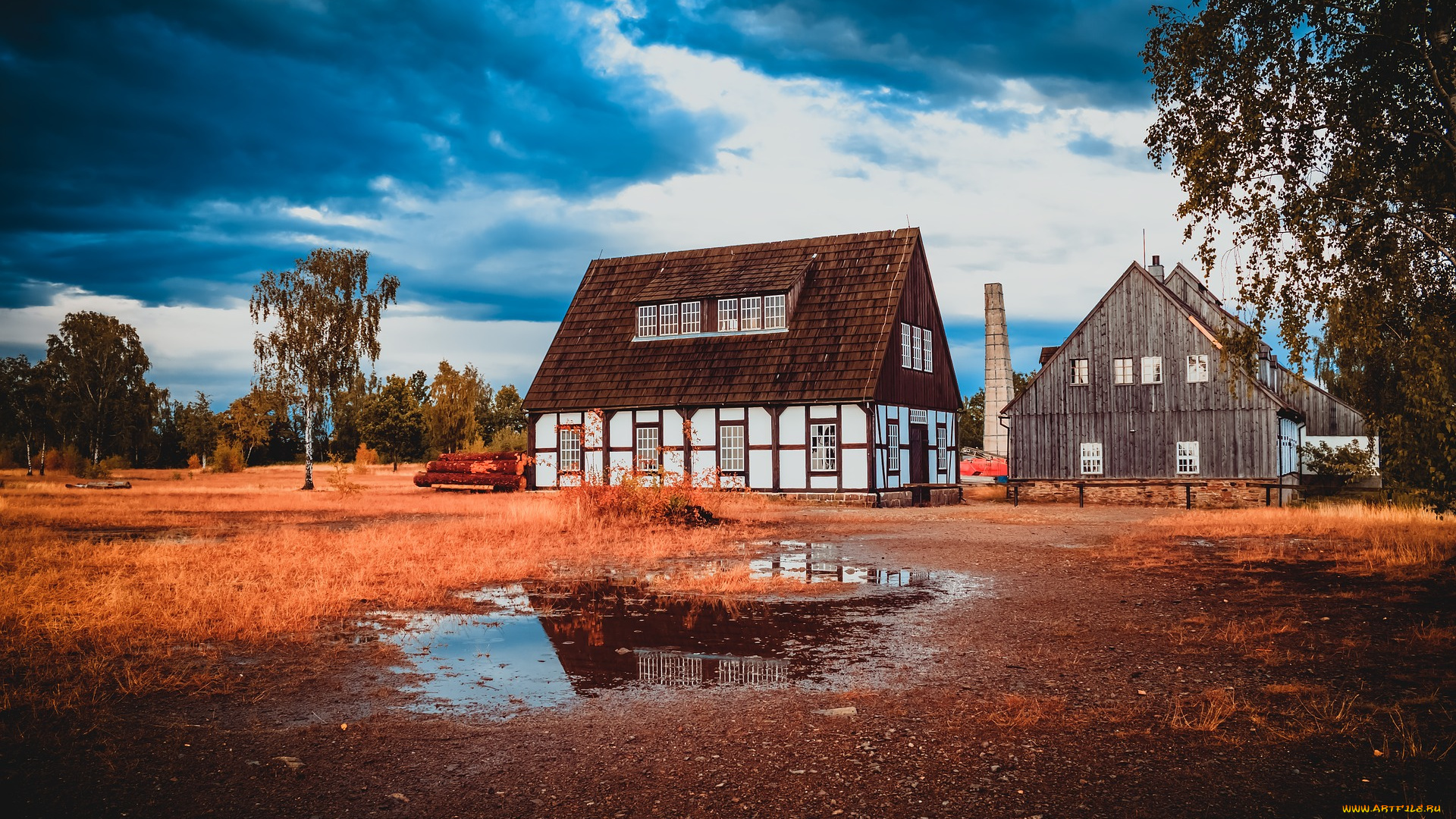 города, -, здания, , дома, домик, архитектура, пейзаж