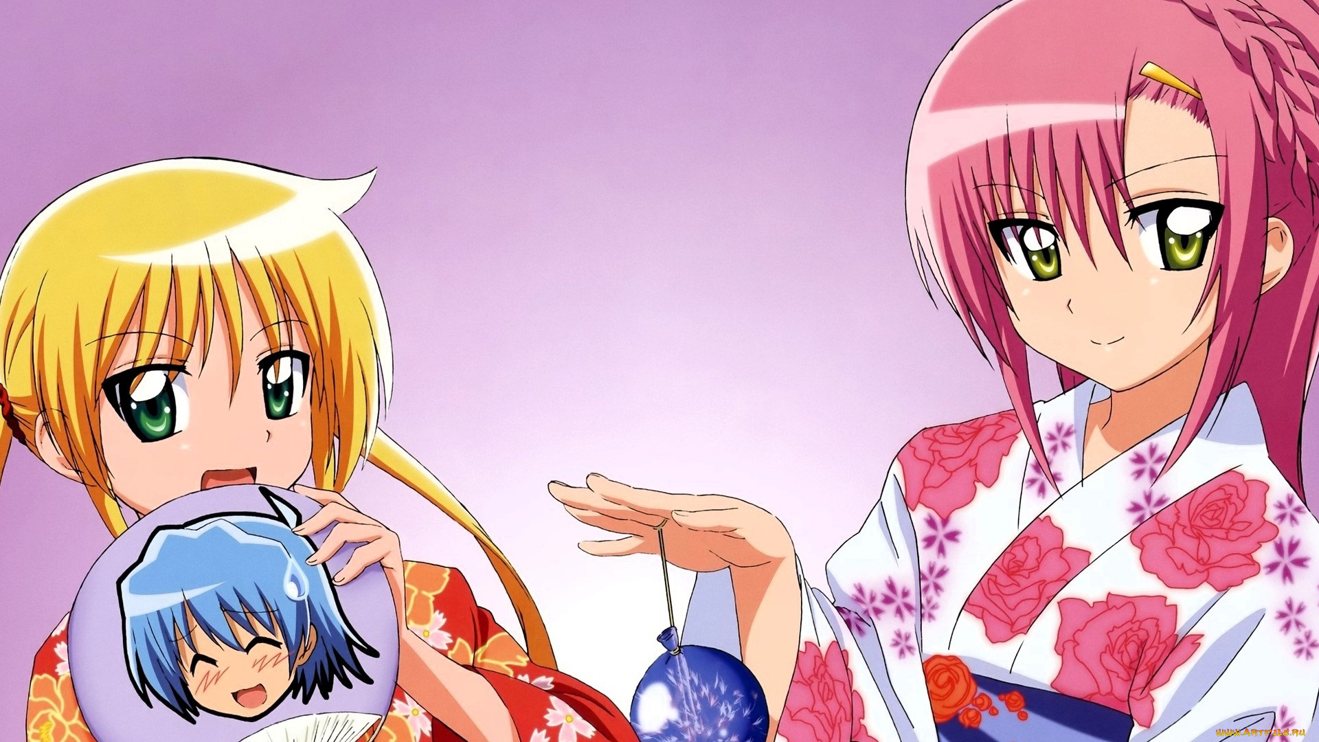 аниме, hayate, no, gotoku, девочки, подруги