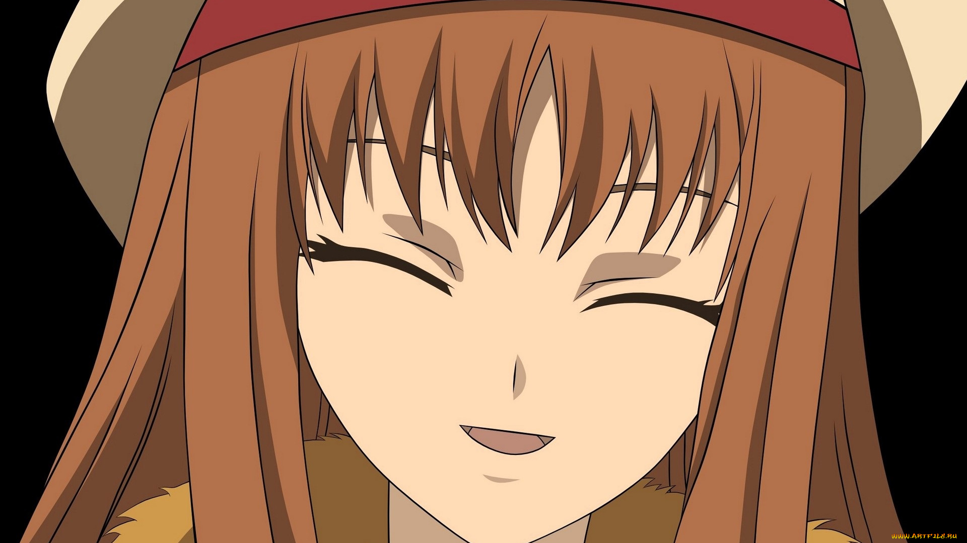 аниме, spice, and, wolf, девочка, лицо, шляпа