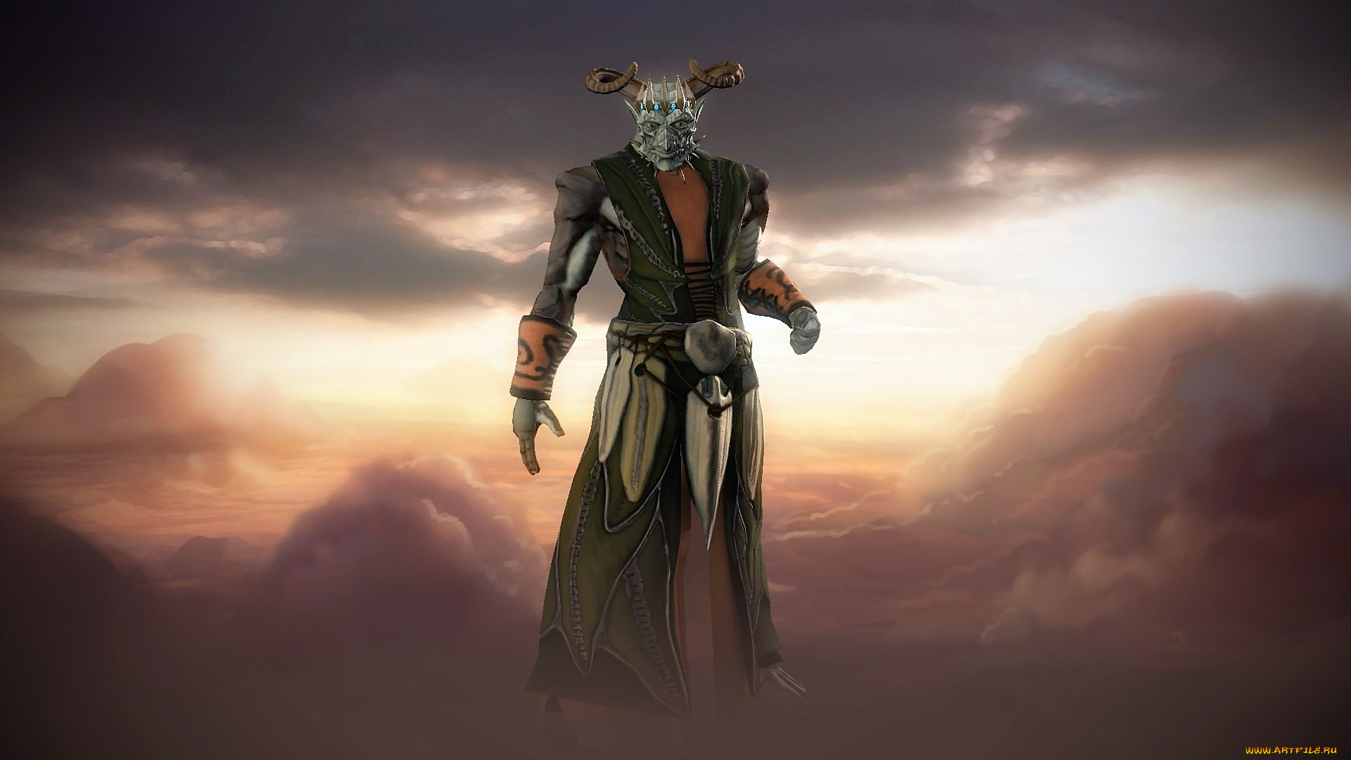 видео, игры, age, of, wonders, iii, существо, плащ, рога