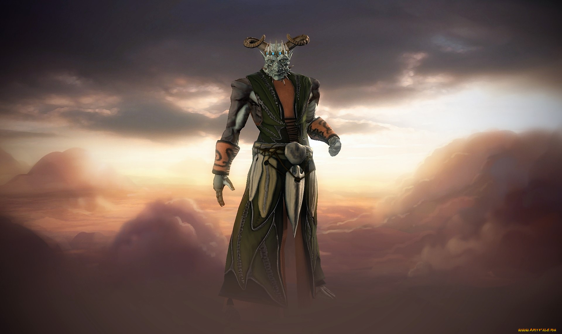 видео, игры, age, of, wonders, iii, существо, плащ, рога