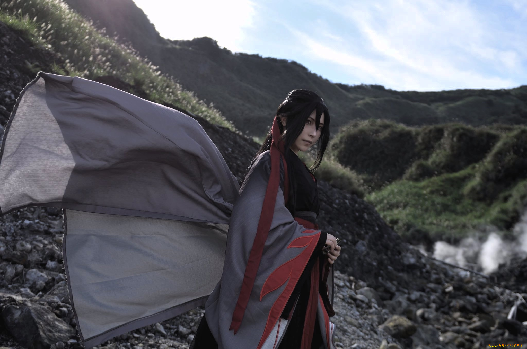 мужчины, -, креатив, , косплей, костюм, образ, вэй, усянь