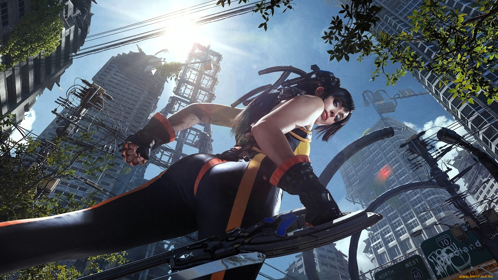 девушки, valery, himera, , lera, himera, образ, наряд, костюм, косплей, оружие, город