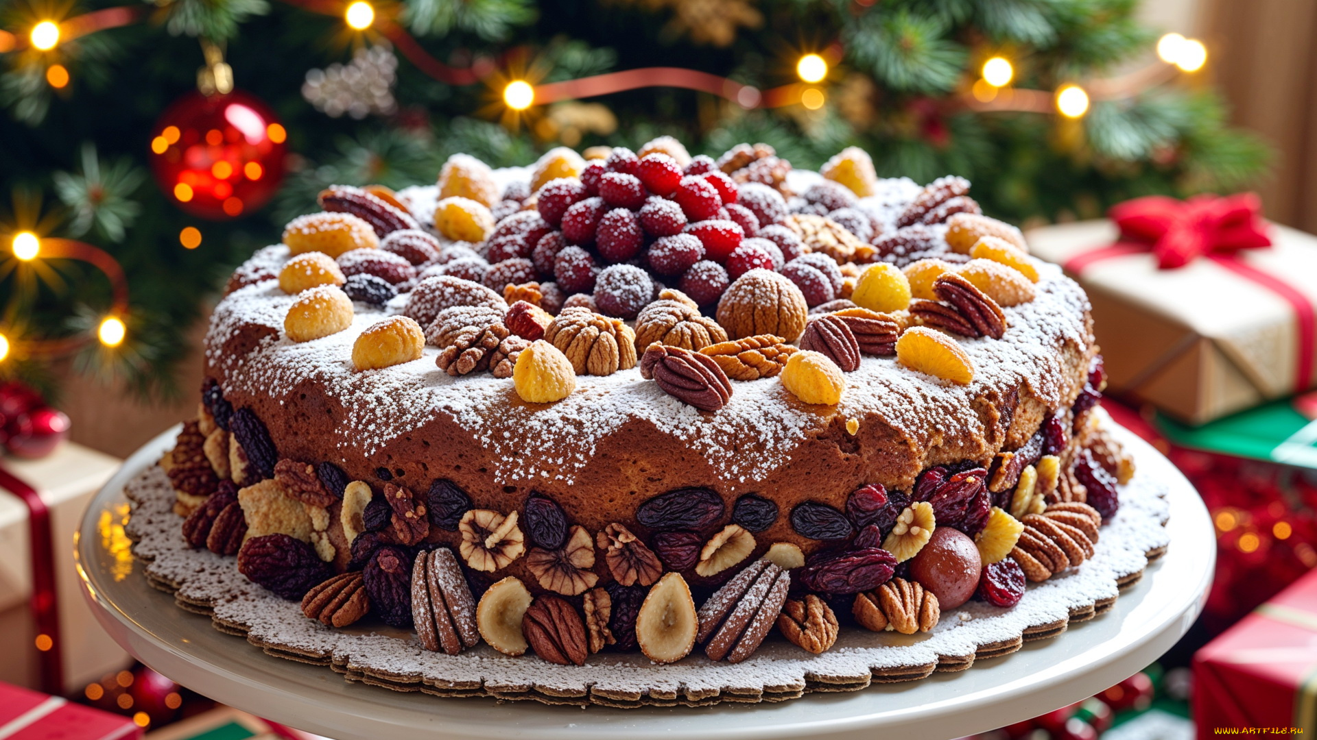 3д, графика, праздники, , holidays, рождественский, пудинг