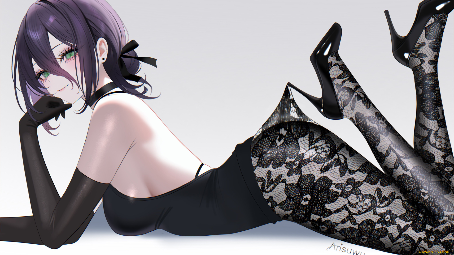 аниме, chainsaw, man, девушка