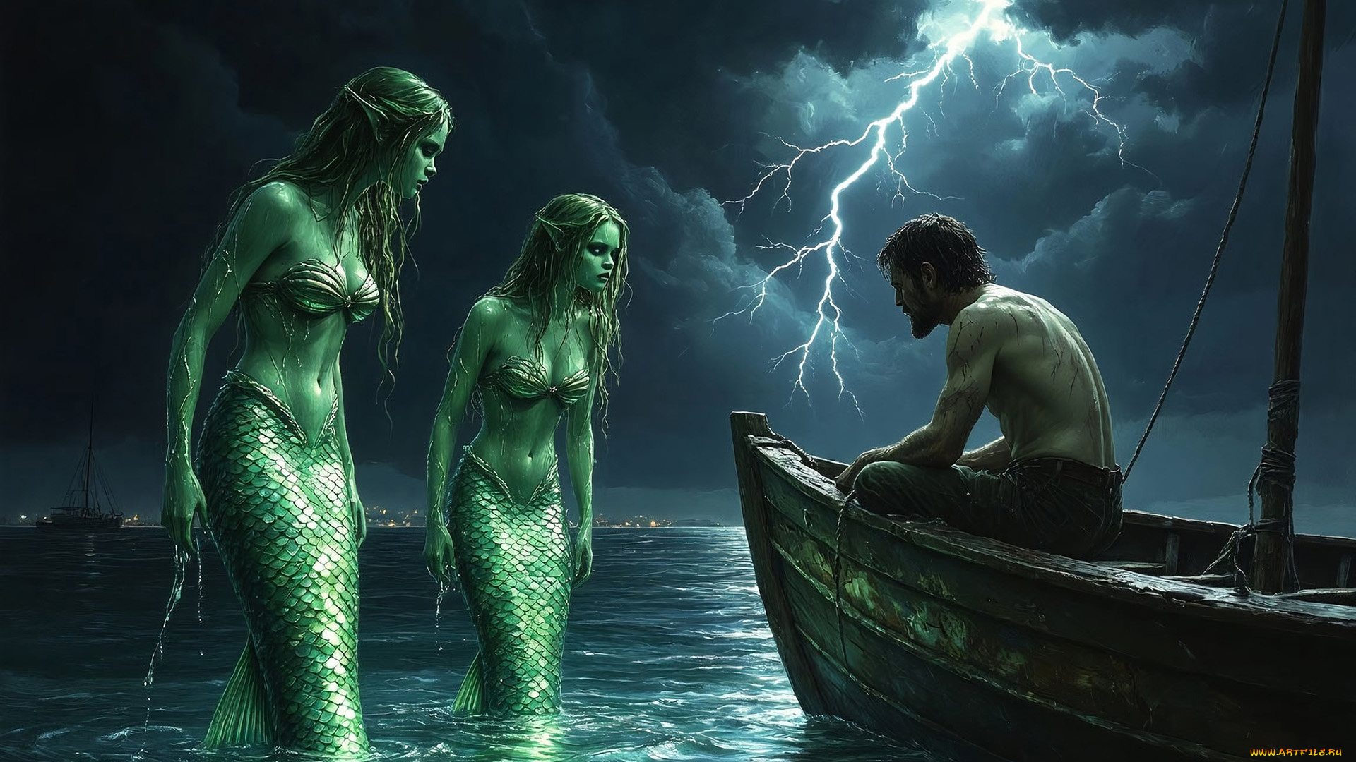 фэнтези, русалки, нейросети, графика, нейроарт, ai, art, нейронные, сети, рисунки, нейро, искусство, нейрографика, graphics, neuroart, neural, networks, drawings, neuro, neurography