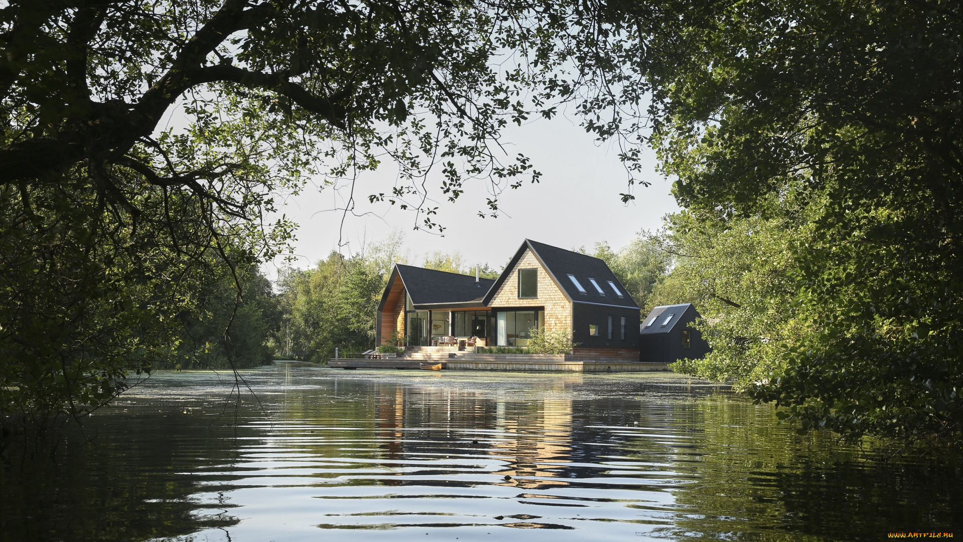 города, -, здания, , дома, пейзаж