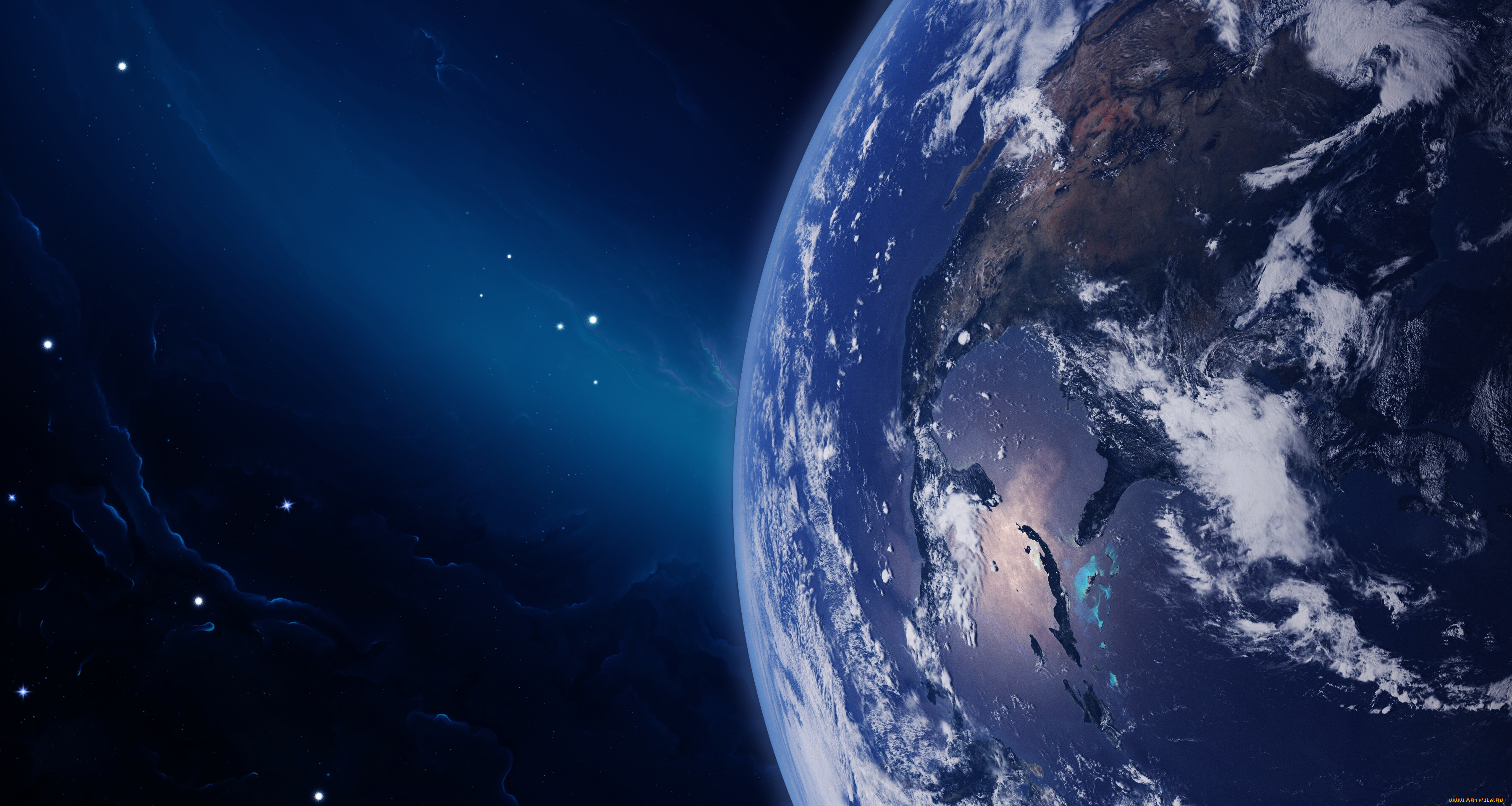 космос, земля, планета