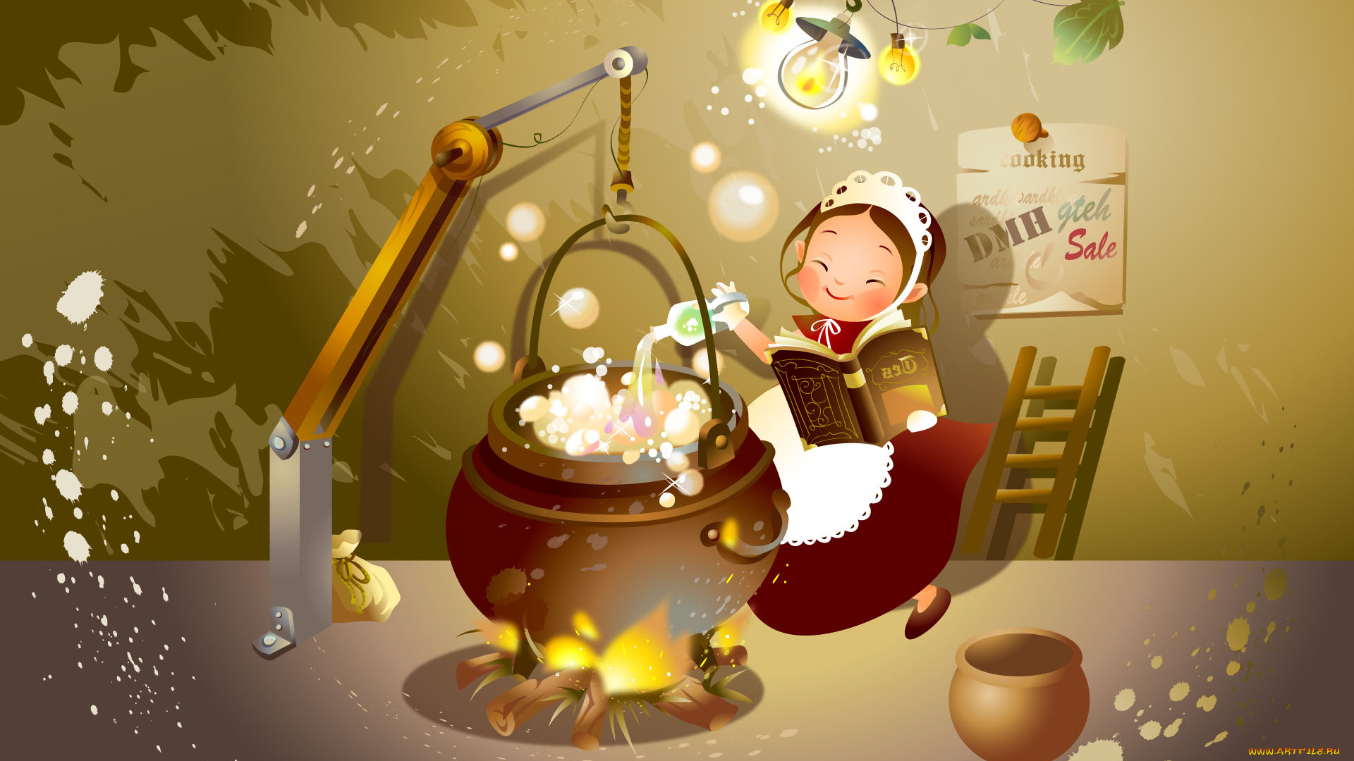 рисованные, дети