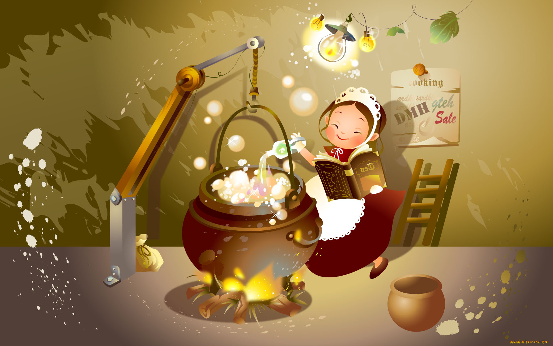 рисованные, дети