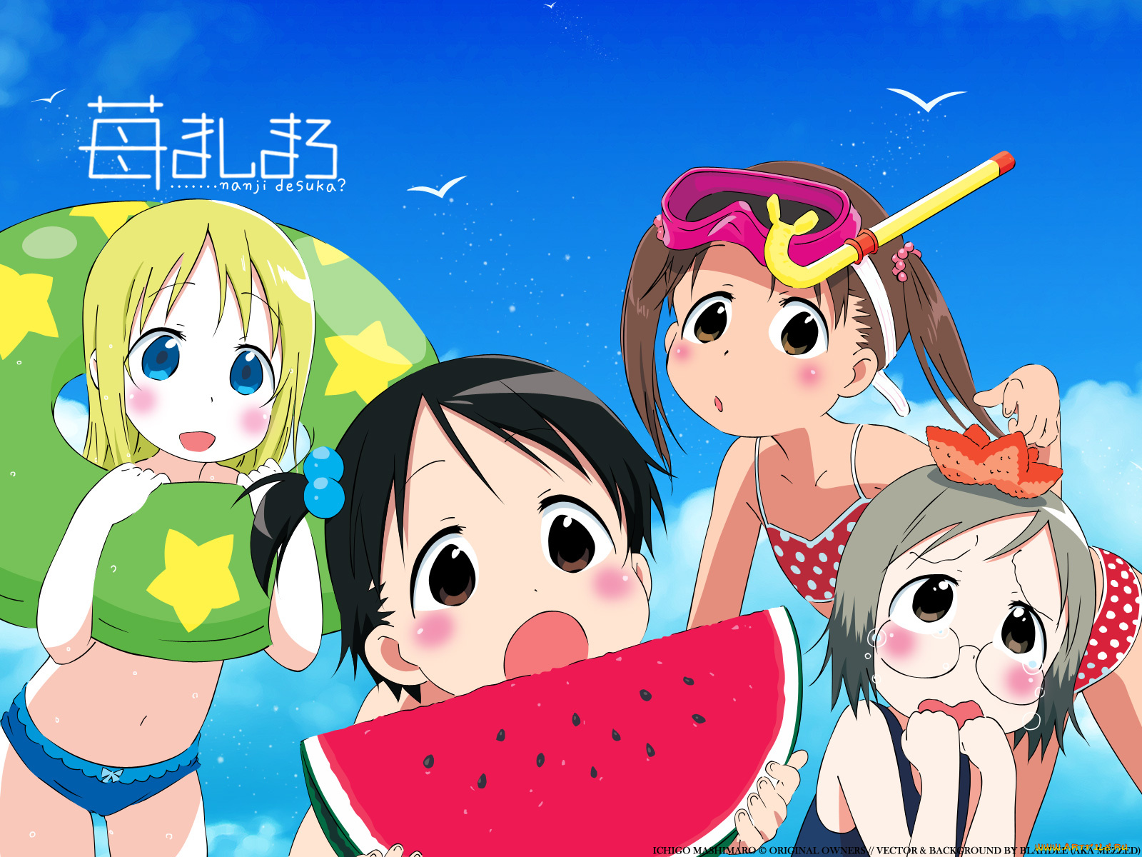 аниме, ichigo, mashimaro