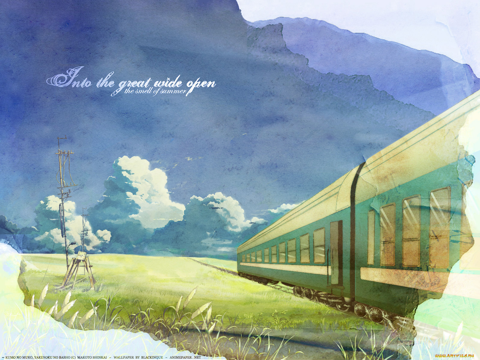 аниме, kumo, no, mukou, yakusoku, basho