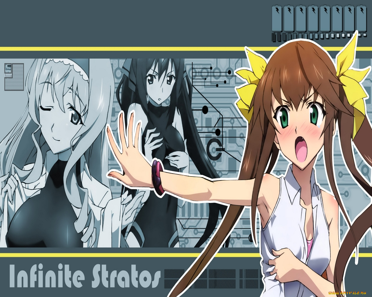 is, infinite, stratos, аниме