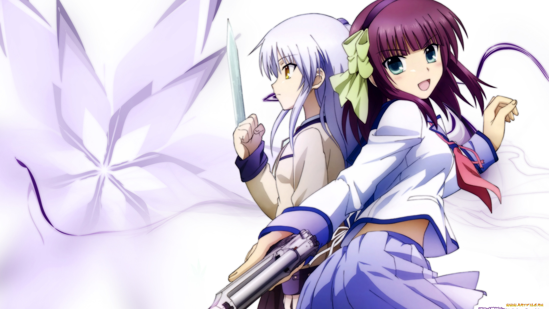 angel, beats, аниме