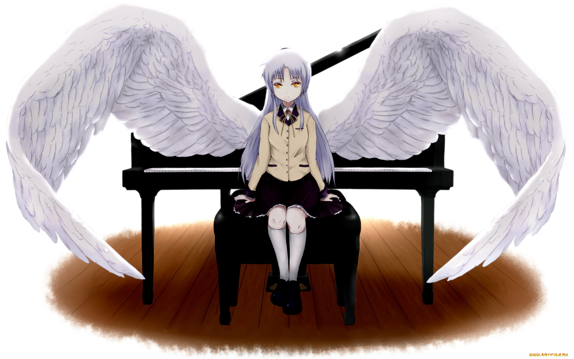 angel, beats, аниме