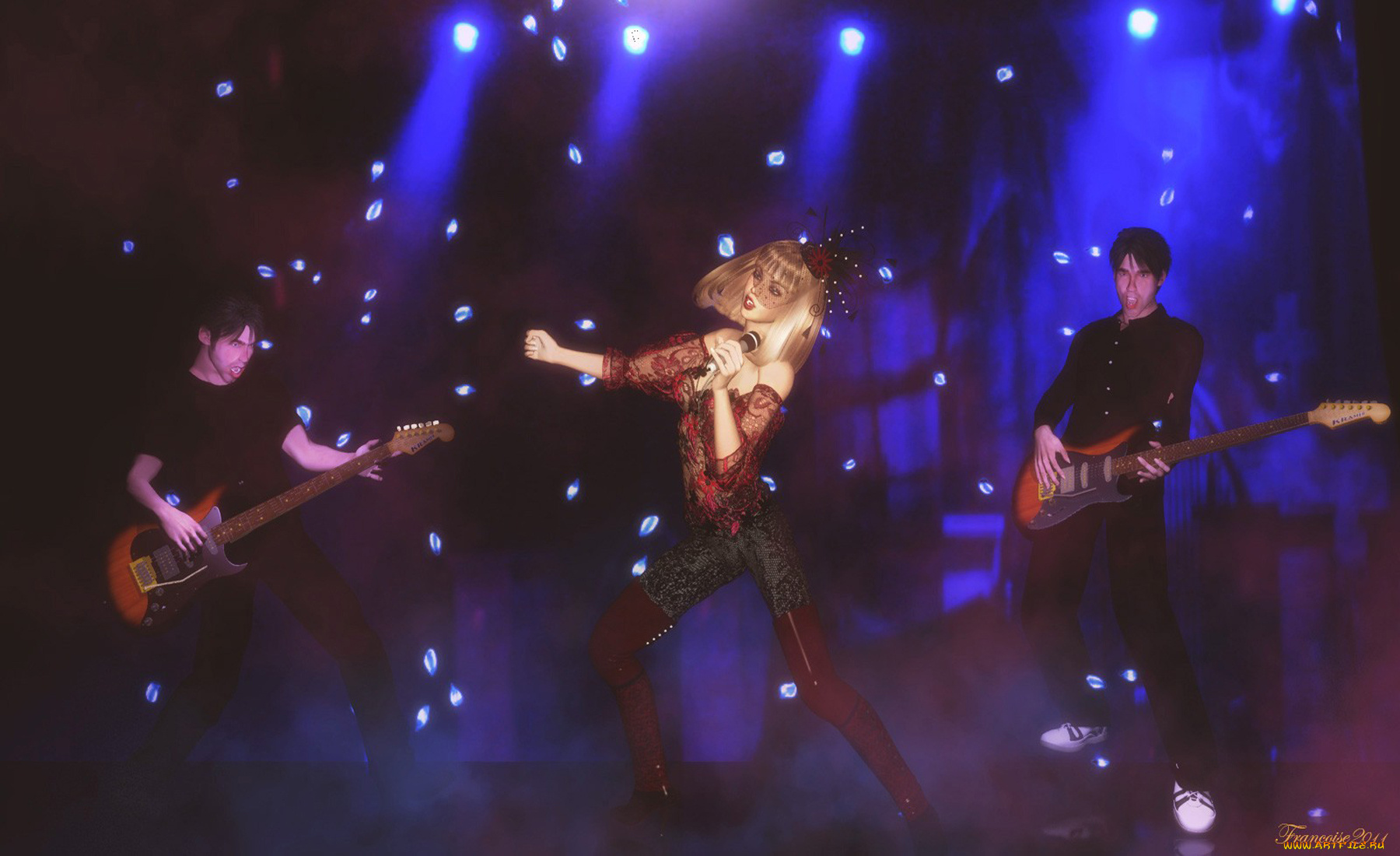 3д, графика, people, люди, концерт