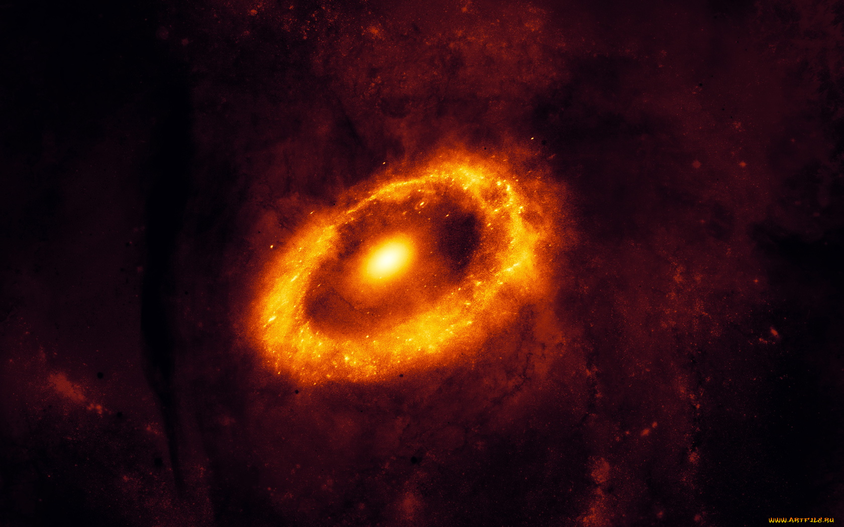 космос, арт, взрыв, вселенная