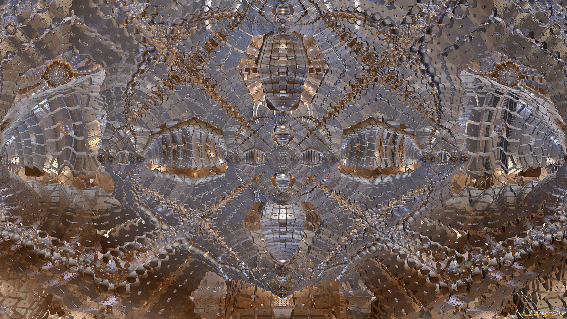 3д, графика, fractal, фракталы, узор, цвета