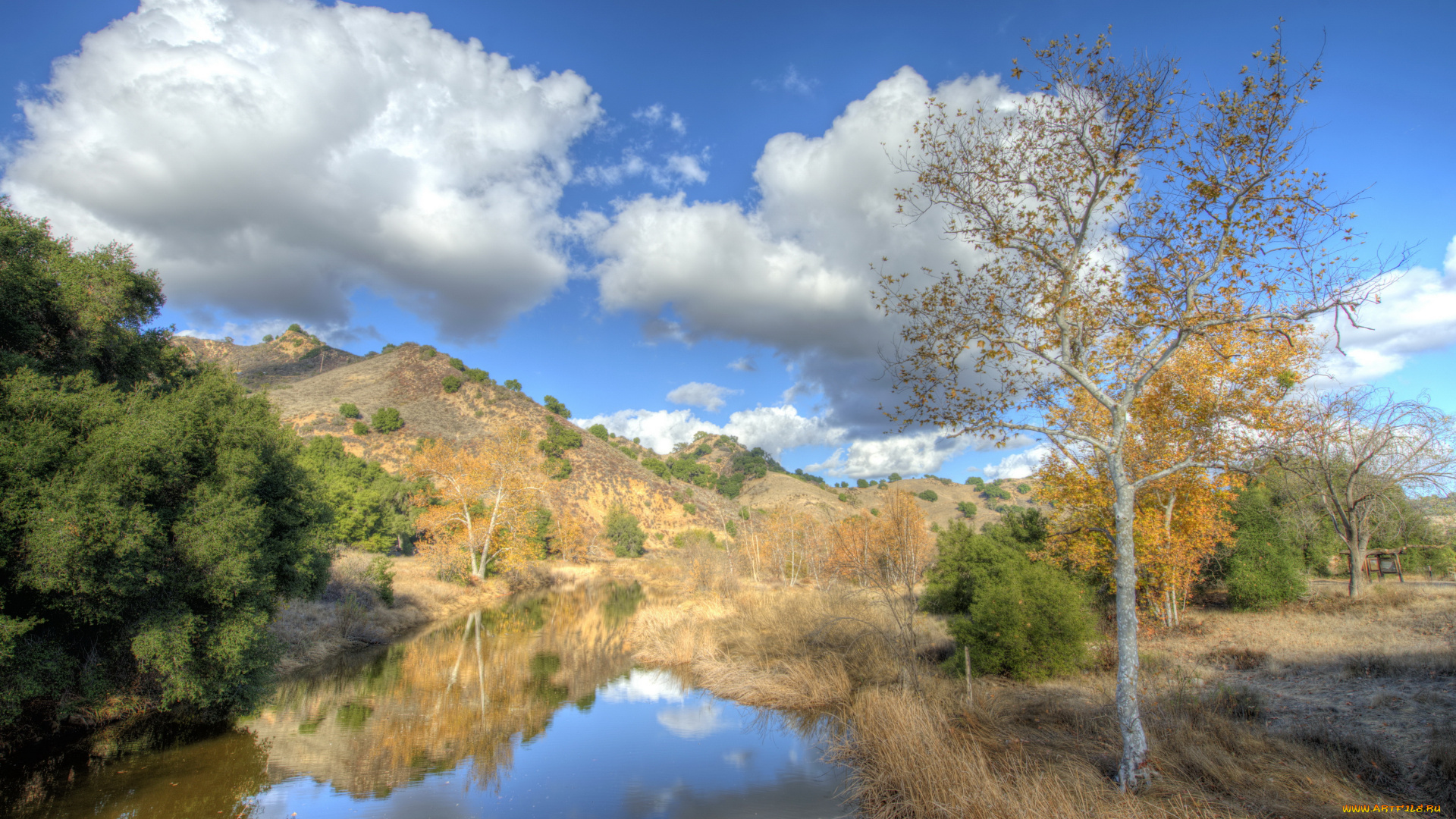 malibu, калифорния, сша, природа, реки, озера, пейзаж
