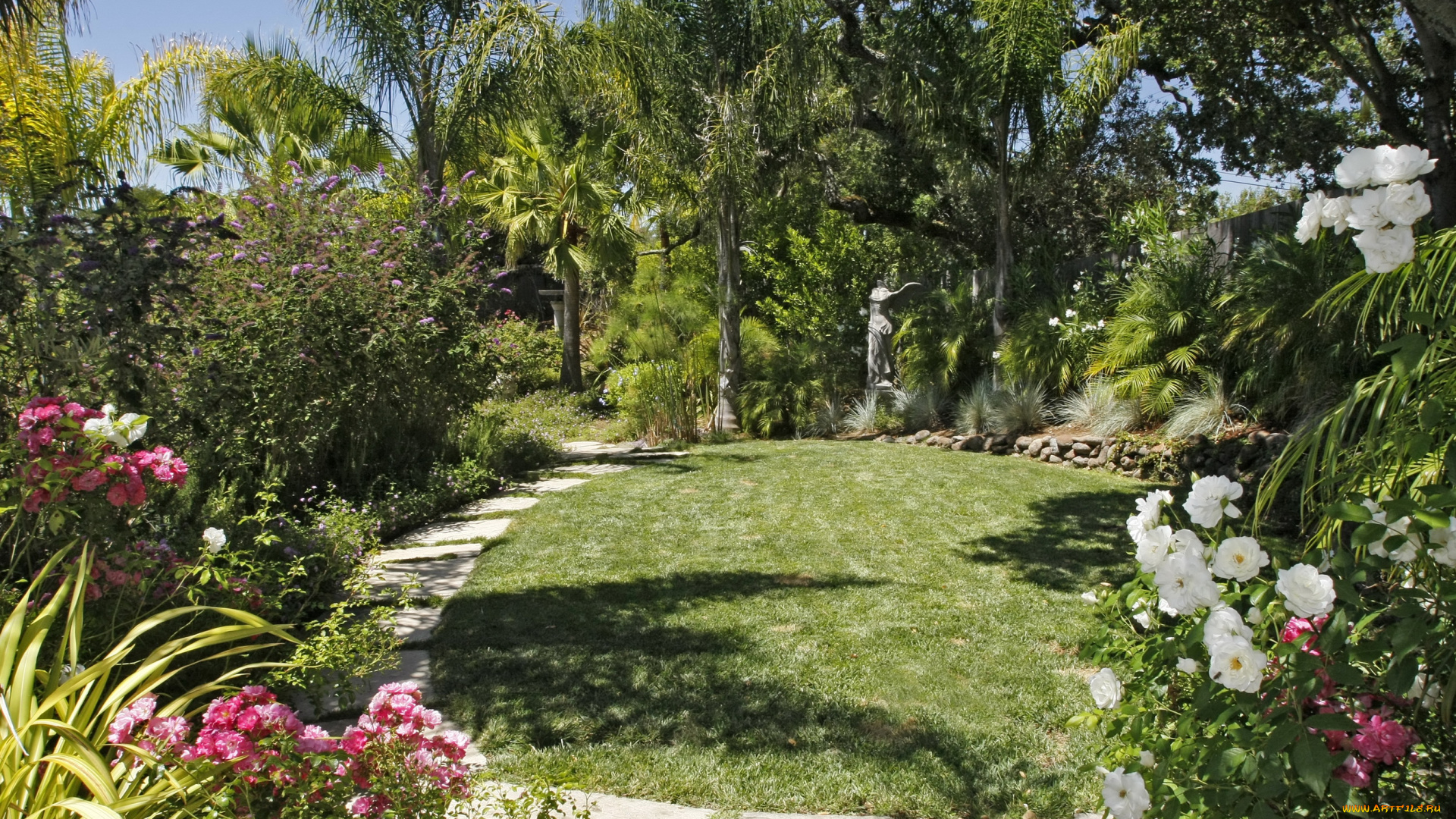 природа, парк, цветы, сад