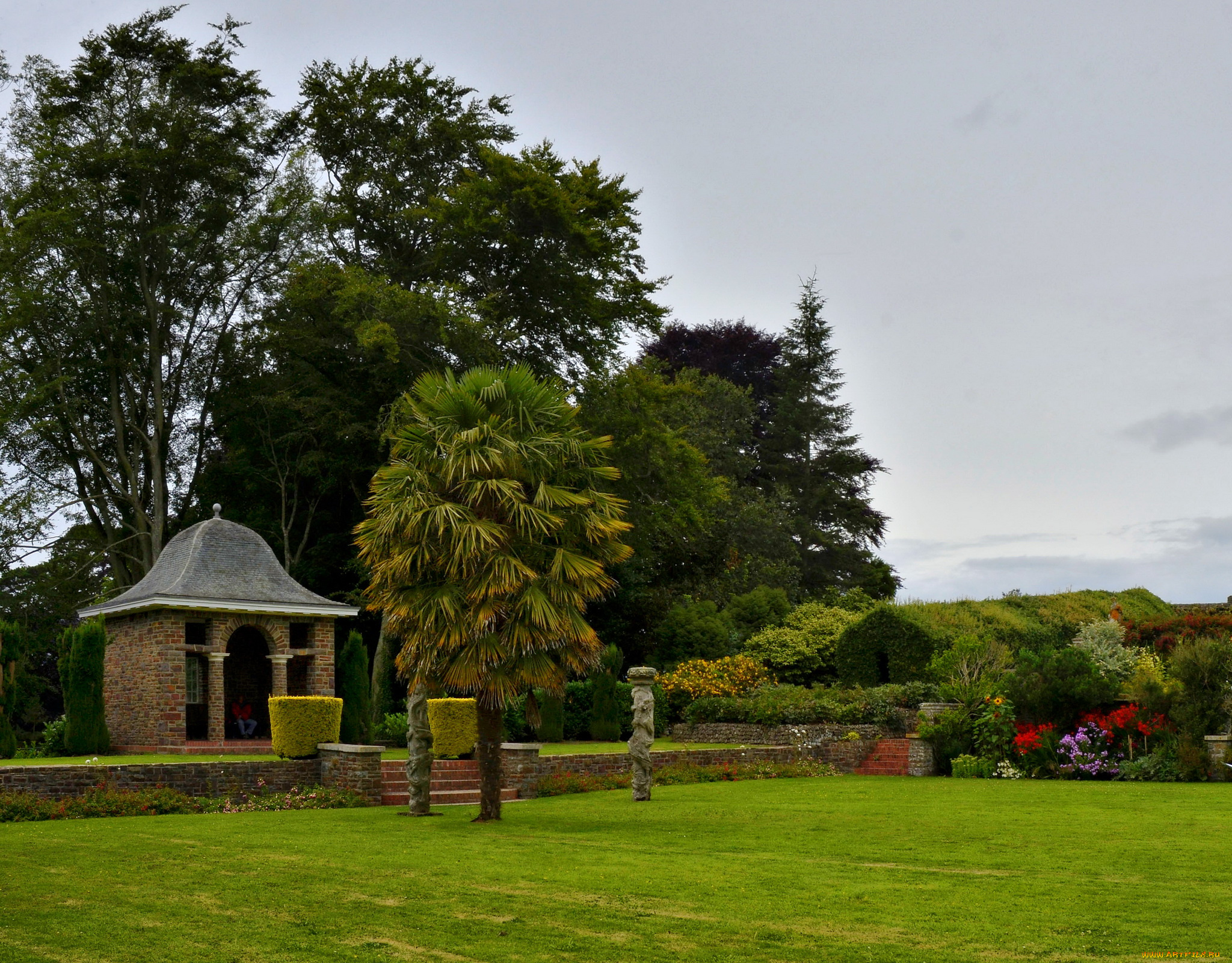 tapley, park, bideford, англия, природа, парк