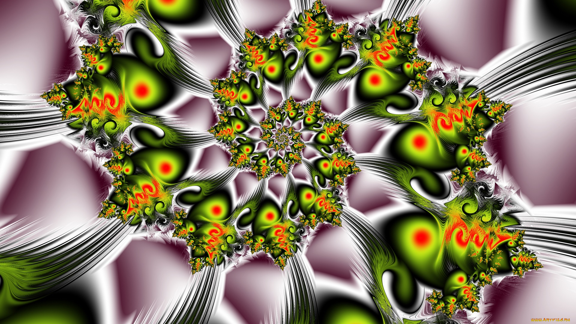 3д, графика, fractal, , фракталы, девушка, взгляд