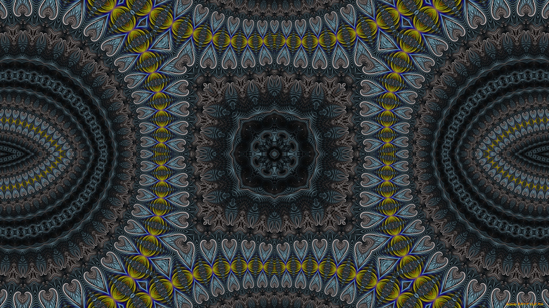 3д, графика, fractal, , фракталы, узор, цвета, фон