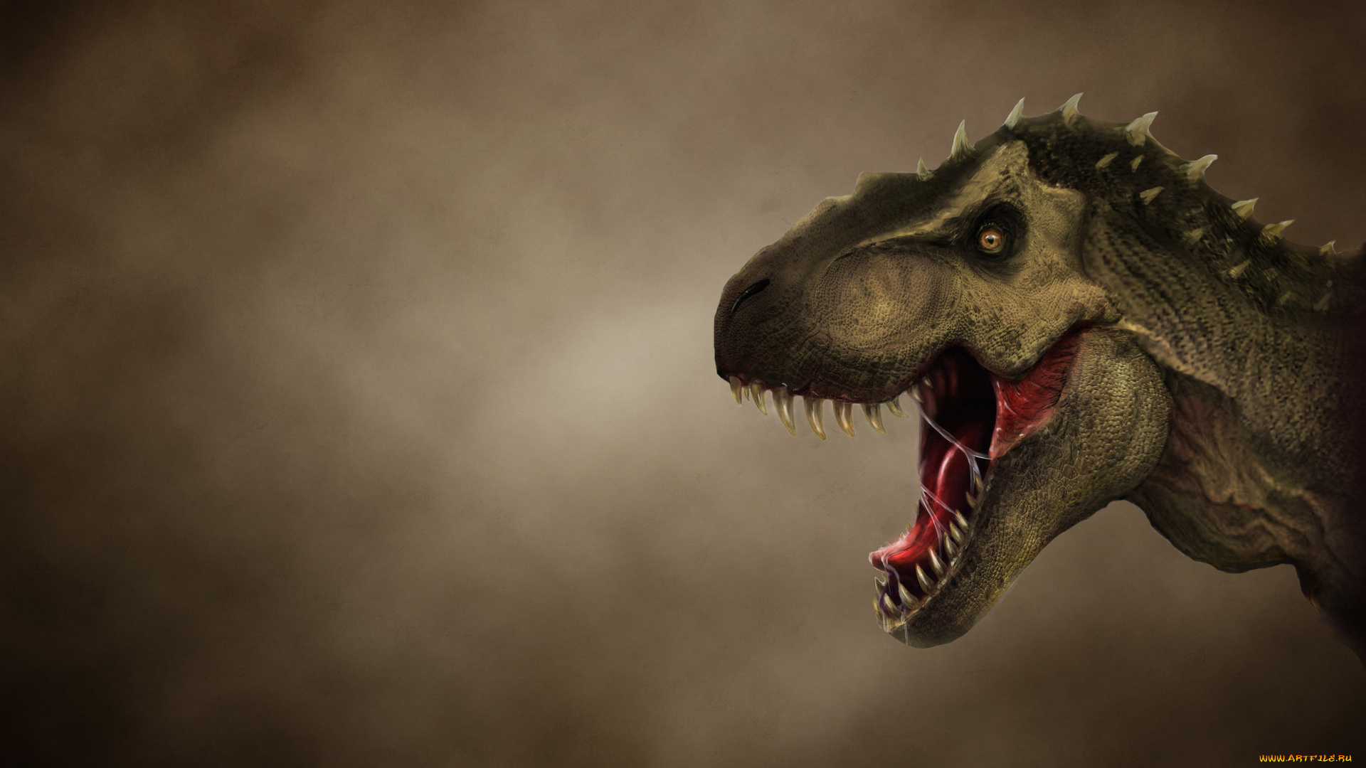 динозавр, рисованные, животные, , доисторические, хищник, dinosaur