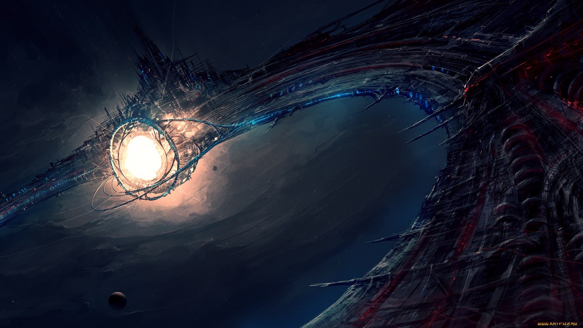 фэнтези, космические, корабли, , звездолеты, , станции, космос