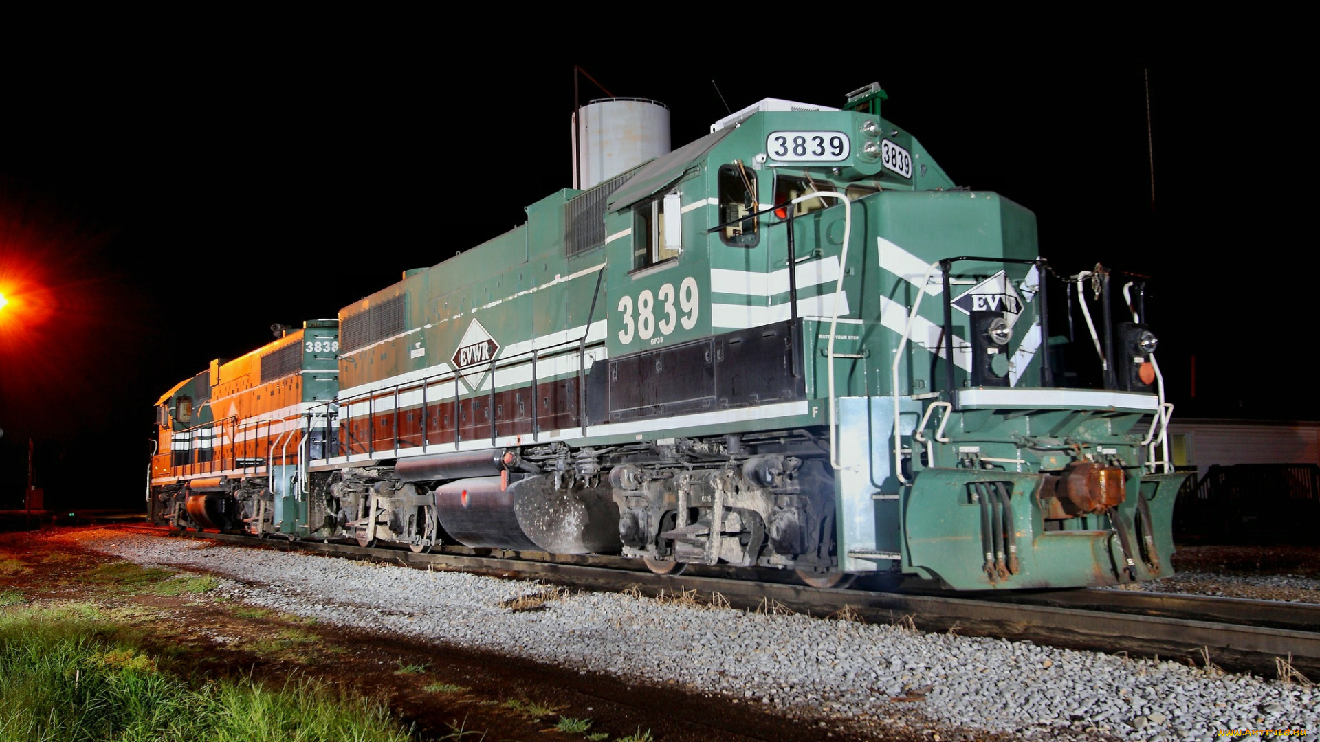 техника, локомотивы, ночь, железная, дорога, локомотив