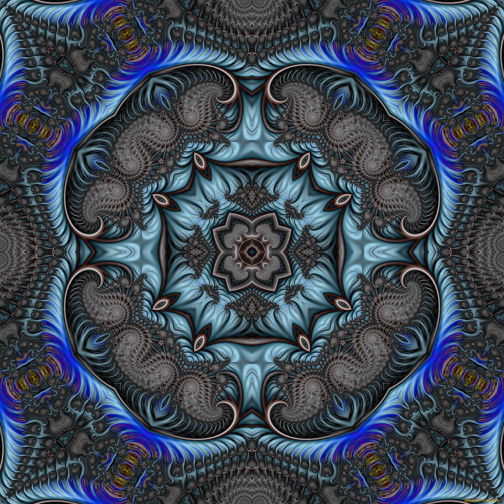 3д, графика, fractal, , фракталы, фон, цвета, узор