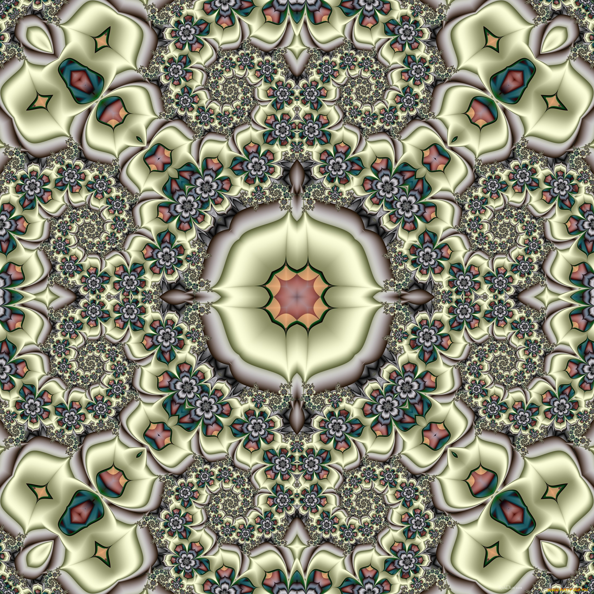 3д, графика, fractal, , фракталы, узор, цвета, фон